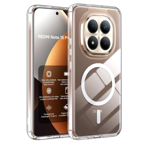 Fitudoos Coque pour Xiaomi Redmi Note 15 Pro+ / Redmi Note 15 Pro Plus 5G / Poco M8 Pro 5G, Compatible MagSafe, Protección Grado