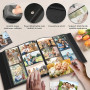 DazSpirit Album photo de 10 x 15 cm, 1000 pochettes, couverture en lin | capacité extra large, contient des images horizontales