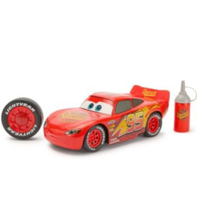 Disney Pixar Cars Voiture Flash McQueen télécommandée à Bulles, véhicule télécommandé avec Fonction Bulle, Facile à Utiliser, H1