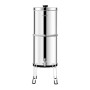 VEVOR Système de Filtration d'Eau par Gravité 8,5 L, Filtre à Eau par Gravité Réduction du Plomb et jusqu'à 99% du Chlore, en In