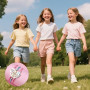 EQLEF Bracelet Meilleure Amie pour 3 Filles, Bracelets en Forme de Cœur Réglables Mignons et Colorés BFF Cadeaux avec Strass pou