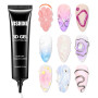 Vishine 3D Nail Gel Nail Art – Gel Sculptant Transparent 15g No Wipe, pour Dessins, Moulages, Strass 3D, Sculptures et Décoratio