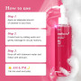 medicube Nettoyant Gelée-en-Mousse PDRN | Nettoyant visage hydratant, PDRN, Collagène, LHA, Tous types de peau, Soin coréen, 200