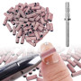 Flintronic 100Pcs Embouts Ponceuse Manchons, 240 Grit, Embout Ponceuse Ongles Professionnelle, pour le Polissage Fin des Bords d