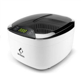 LifeBasis Nettoyeur Ultrasons 850 ml 42 kHz, Écran Tactile et Cuve Inox | Bac à Ultrasons 55W, 5 Minuteries et Panier Inclus pou