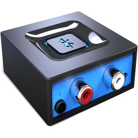 esinkin Récepteur Audio sans Fil Adaptateur Bluetooth | PC/Mac/Smartphone/Tablette/Récepteur AV, Sorties 3,5mm et RCA, Pour Haut