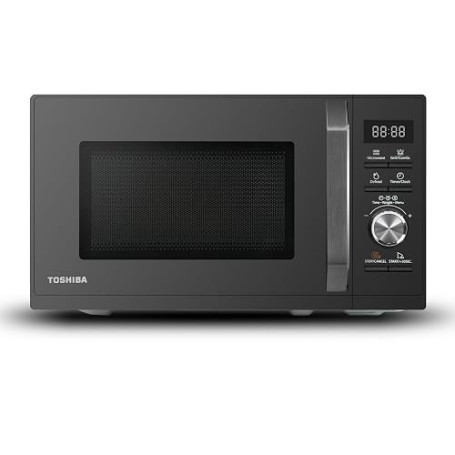 Toshiba MW3-AG20PE(BK) Four à micro-ondes 3 en 1 20 L avec Gril, décongélation automatique, micro-ondes, gril, combiné, 5 niveau