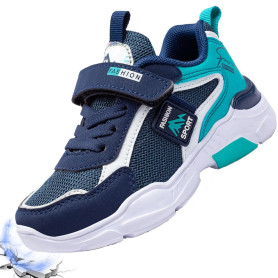 Chaussures de Sport Garçon Enfants Basket Léger Chaussure Athlétiques Sneakers Fille de Course Mode Respirant en Salle Compétiti