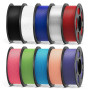 ANYCUBIC Filament PLA 1.75mm Vitesse Max 300mm/s 10Couleurs 10kg | Biodégradable Sans Bulles Extrusion Fluide Anti-Gondolage ave