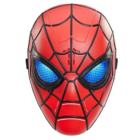 Marvel Studios Spider-Man: Brand New Day Masque blagueur lumineux, jouet de déguisement électronique, masque de super-héros, pou
