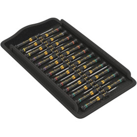 Wera Kraftform Micro ESD Big Pack 1 Jeu de tournevis pour l’électronique, 25 pièces