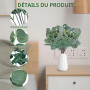 JOZMMZEOOA 30 Pièces Eucalyptus Artificiel,Eucalyptus Fleurs Séchées | Feuillage Artificiel D'Eucalyptus Artificielles Branche D