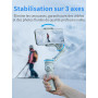 FeiyuTech Vimble 4, Stabilisateur Smartphone Pliable à 3 Axes | Pour VLOG, Reels, YouTube, TikTok et Live Stream, compatible iPh