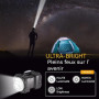 LETOUR Lampe Torche,Lampe Torche LED Ultra Puissante 7 Modes 10000 mAh Lampe de Poche LED Ultra Puissante Rechargeable Torche po