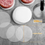 GWHOLE Lot de 500 Papiers Antiadhésifs pour Presse à Hamburger Burger Steak Haché - 11,5 cm de Diamètre