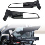 HeyMortoto retroviseur moto embout de guidon, rétroviseur moto embout de guidon, rétroviseurs latéraux Stealth Wind pour Z650 Z9