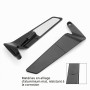 HeyMortoto retroviseur moto embout de guidon, rétroviseur moto embout de guidon, rétroviseurs latéraux Stealth Wind pour Z650 Z9
