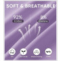 MIOTAN Lot de 5 Culotte Femme Coton Taille Haute Gainante | Extensible, Douce, Respirante, Couverture complète, Post-partum, Apr