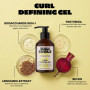 Bali Curls Curl Defining Set - Crème hydratante et gel définissant (150 ml chacun) - Pour des cheveux lisses et définis - Hydrat