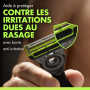 Gillette Labs Body + Intimate Rasoir Intime Homme, 8 Cartouches, Noir | Conçu pour le Rasage du Corps et du Pubis, Lames avec un