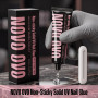 NOVO OVO Colle à ongles UV solide pour ongles à presser sur les ongles, 30 g, avec presse-tube, colle forte et durable non colla