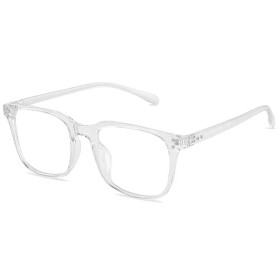 GIMDUMASA lunette anti lumiere bleue à Verres Transparents Lunette Anti Fatigue Oculaire Filtre Anti UV Blue Light Glasses Homme