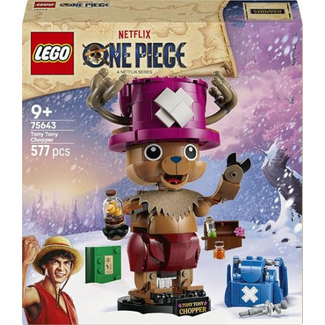 LEGO One Piece Tony-Tony Chopper 75643 | Jouet pour enfant dès 9 ans, jouet collector, décoration de chambre ou bureau, Rumble B