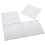 H&W Lot de 4 grands panneaux perforés transparents de 5 mm, avec 4 papiers cadeau (WA3-Z1)