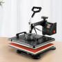 VEVOR Presse à Chaud Numérique 8 en 1 avec Plaque Chauffante de 29x38 cm | Machine de Sublimation Textile pour DIY T-shirts Mugs