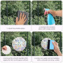 39 pièces suncatcher sticker – stickers fenetre avec effet prisme, film fenetre arc-en-ciel, stickers anti collision oiseaux, dé