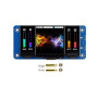 Triple LCD HAT pour Raspberry Pi Zero/Zero W/Zero WH/2B/3B/3B+/4B, Intégré Écran Principal IPS LCD de 1.3 pouce et Deux Écrans S
