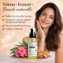 Huile de Fenugrec pour Poitrine, Fesses, Hanches, Acné, Cheveux | 100% naturelle, nouvelle odeur de Rose, bio (50 ml)