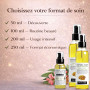 Huile de Fenugrec pour Poitrine, Fesses, Hanches, Acné, Cheveux | 100% naturelle, nouvelle odeur de Rose, bio (50 ml)