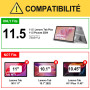JADEMALL Coque Clavier pour Lenovo Tab Plus 11.5" 2024, AZERTY Français Clavier Magnétique Bluetooth sans Fil pour Lenovo Tab Pl