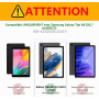 Succtopy Coque Galaxy Tab A8 10.5 2021 PU Cuir Cover Tablette Housse de Protection Samsung Tab A8 2021 Porte-Crayons Portefeuill