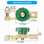 Spurtar Coupe Circuit Batterie 6V 12V 24V pour Borne Négative Conique, Vert | Coupe batterie voiture, Pour bornes 15-17mm, 125A,