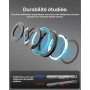 Spigen O-Mag MagFit+ Anneau MagSafe [Double Charnière] Support Anneau | Aimant Double Face pour iPhone Duo 18 Pro Max 17 16 15 1