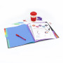 Viquel – Trieur A4 Noir, 8 Compartiments, Fermeture Élastique, Porte-Documents avec onglets pour Classement, Archivage et Organi
