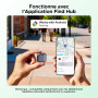 UGREEN FineTrack G Traceur Fonctionne Lot de 4 Android Uniquement | avec Find Hub, Chargement USB C, Localisateur Objets Bluetoo