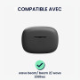 kwmobile Housse pour Écouteurs Compatible avec JBL Wave Beam/Beam 2 / Wave 200TWS Coque - Coque de Protection en Silicone - Bleu