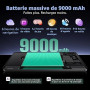 Blackview Mega 2 12 Pouces Tablette avec Clavier+Souris, Android 15 24Go+256Go Gaming Tablette Tactile, Widevine L1, 9000mAh, 2.