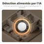 Aqara Détecteur de Présence sans Fils 5-en-1 FP300, Thread/Zigbee | Radar mmW+PIR,Détection de Mouvement/Présence/Lumière/Tempér