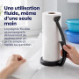 Tupperware Porte Rouleau Essuie-Tout Recycline Eco Plastique Recyclé - Support Cuisine Table Pince Fleur Stable Compatible Lave-