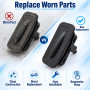 Bouton Ouverture Coffre 8200076256 pour Renault Clio 3 Megane 2 3 Scenic 3 Interrupteur de Hayon Arrière Noir