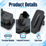 Bouton Ouverture Coffre 8200076256 pour Renault Clio 3 Megane 2 3 Scenic 3 Interrupteur de Hayon Arrière Noir