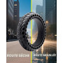 Monuary 2 Pièces Pneus Pleins 8,5 x 2,0 (50/75-6.1) pour Trottinette Électrique – Increvables, Structure Nid d’Abeille, Sans Ent