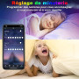 Tenmiro Ruban Led 30m,Led Chambre,Bande Led Autocollant Contrôlé par APP&Avec télécommande 44 touches, Pliable, Multicolore, Tim
