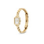 Daniel Wellington Quadro Montres 15,4 x 18,2 316 L Acier Inoxydable avec PVC plaqué Or