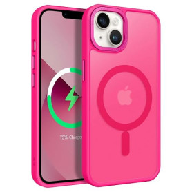 GUAGUA Coque Magnétique iPhone 13/14 Compatible avec MagSafe Protection Antichoc Qualité Militaire Dos Anti Rayures Étui Housse
