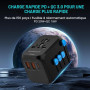 Adaptateur de Voyage Universel dans Le Monde Entier avec PD20W, 2 USB, 1 USB C et 1 Prise AC, Adaptateur de Prise International,